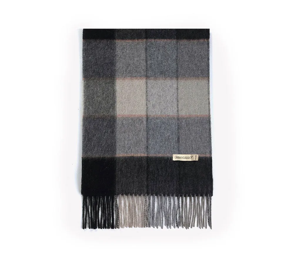 100% Wool Scarf Plaid