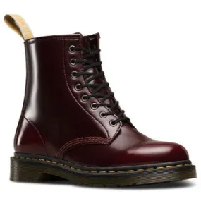 1460 Vegan Cherry Red Oxford Rub Off Boot