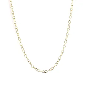 18 Karat Yellow Gold Large Link Chain