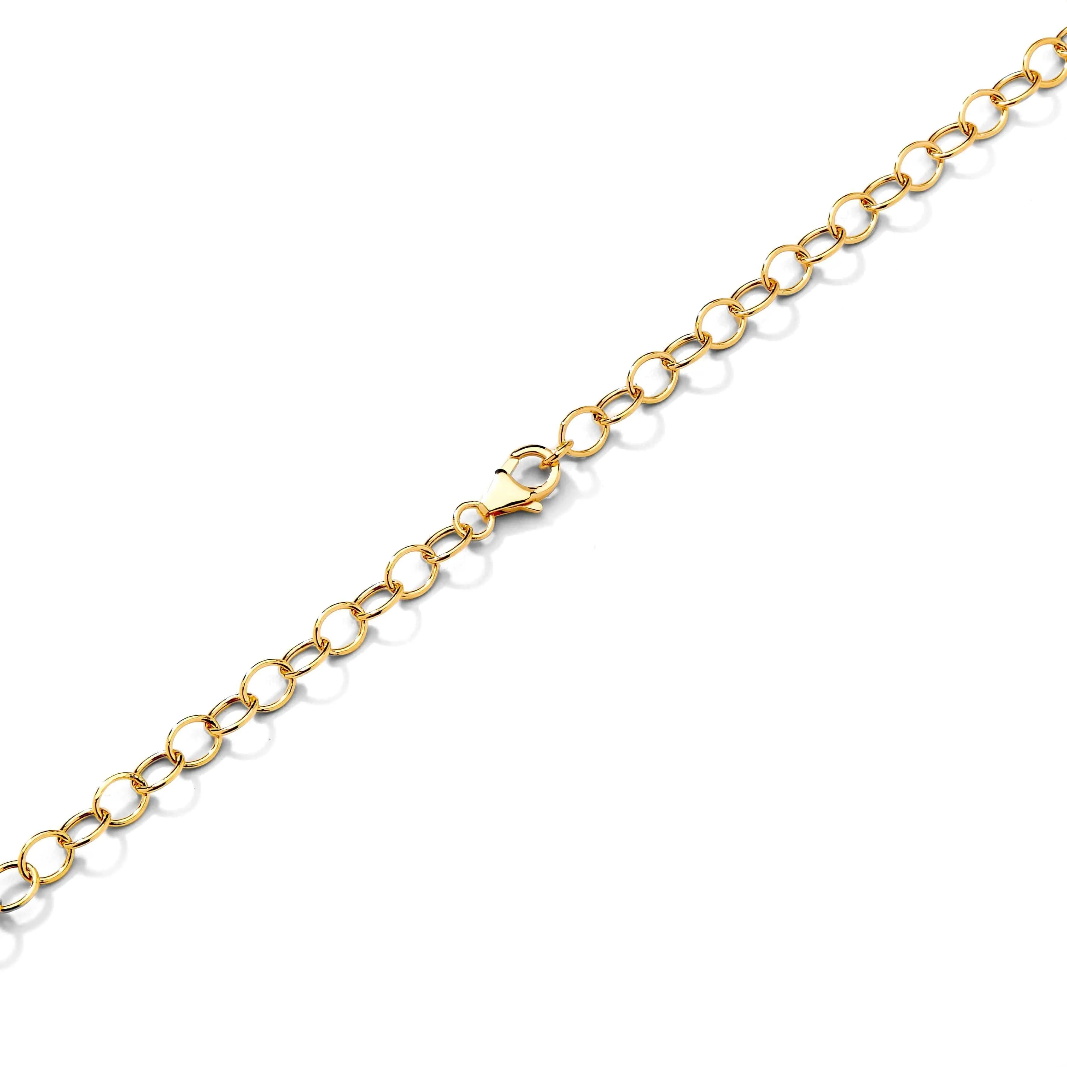 18 Karat Yellow Gold Large Link Chain