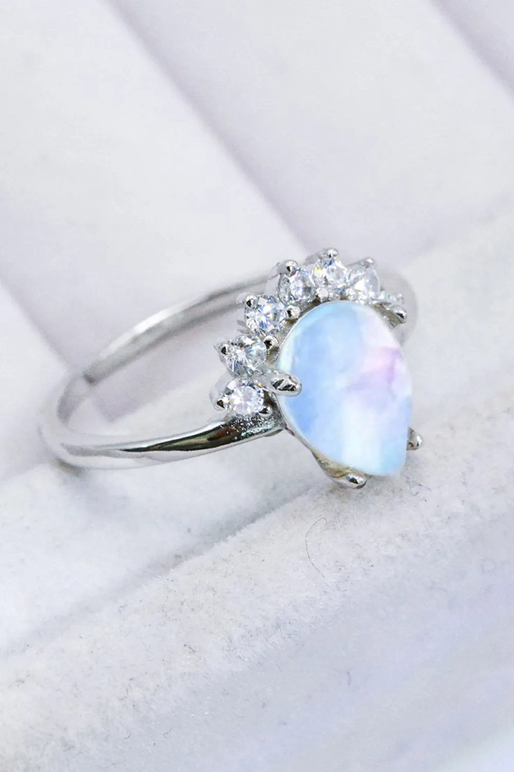 925 Sterling Silver Moonstone Ring