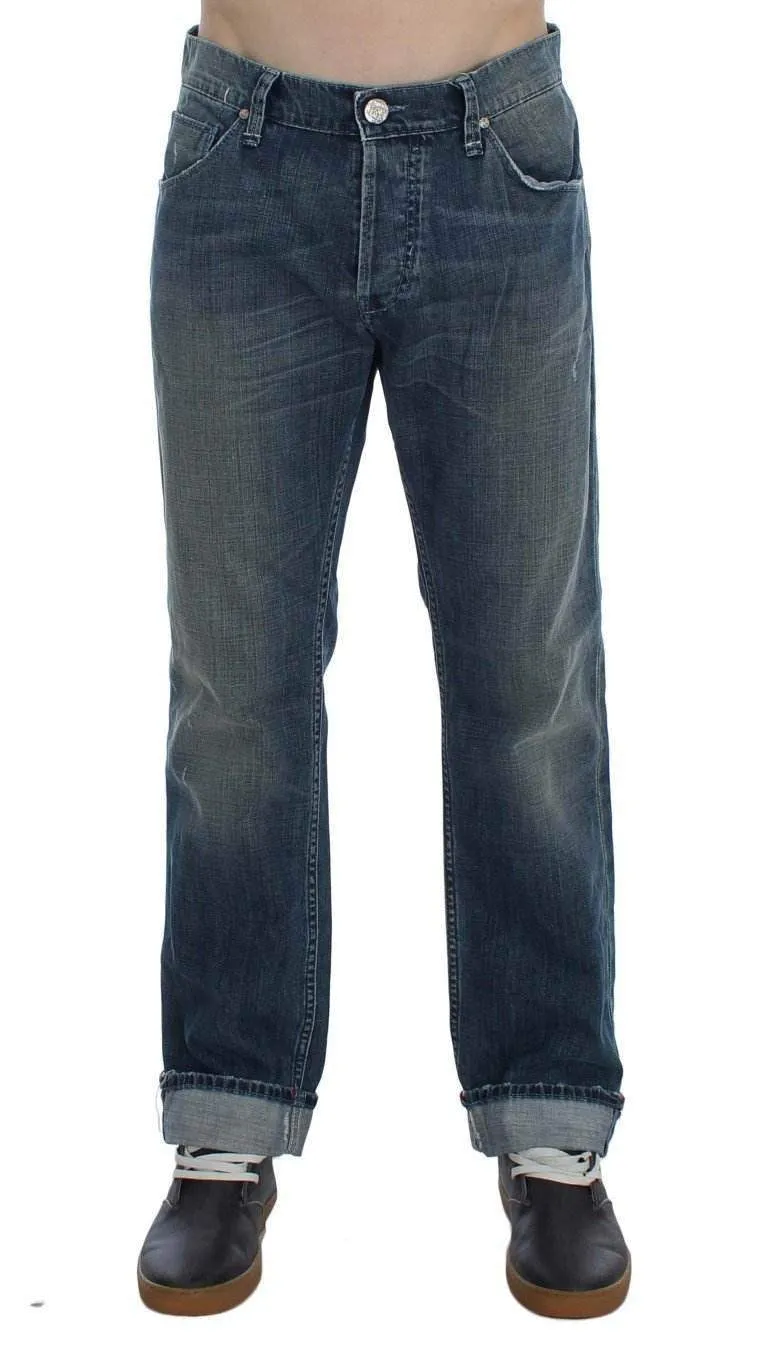 ACHT  Wash Cotton Denim Regular Fit Jeans