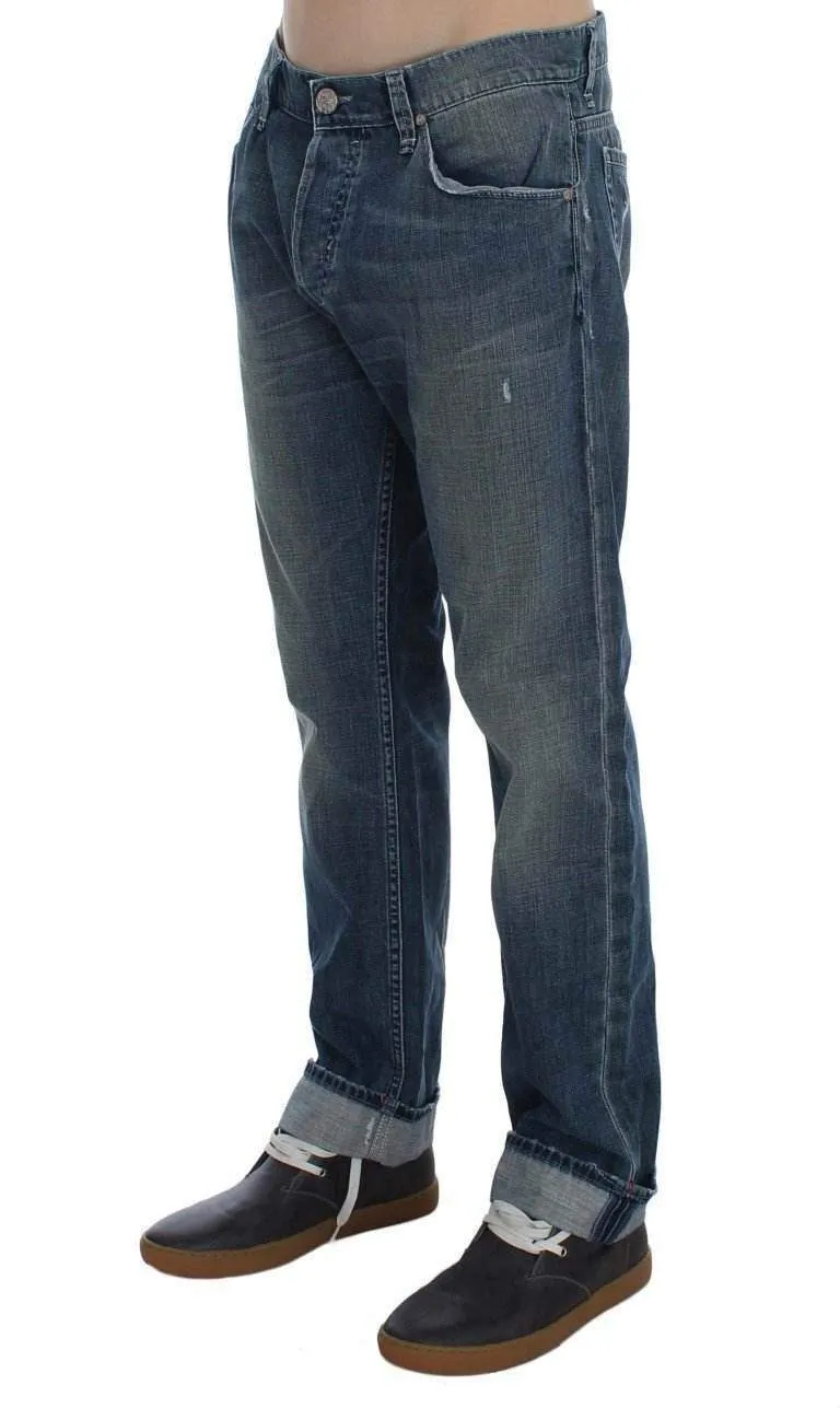 ACHT  Wash Cotton Denim Regular Fit Jeans