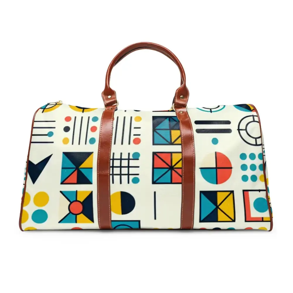 Aiden Stripeson - Geometric Travel Bag