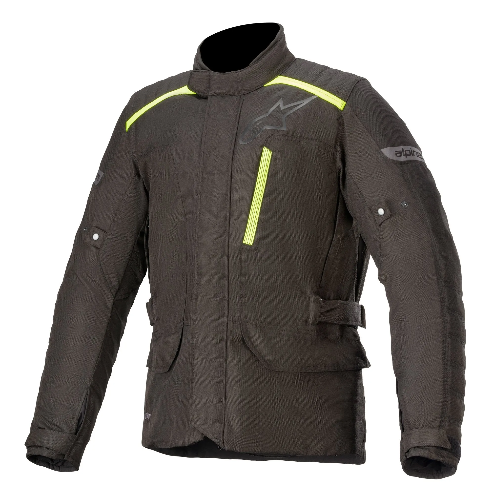 Alpinestars Gravity Drystar Jacket Blk Yel Fluo