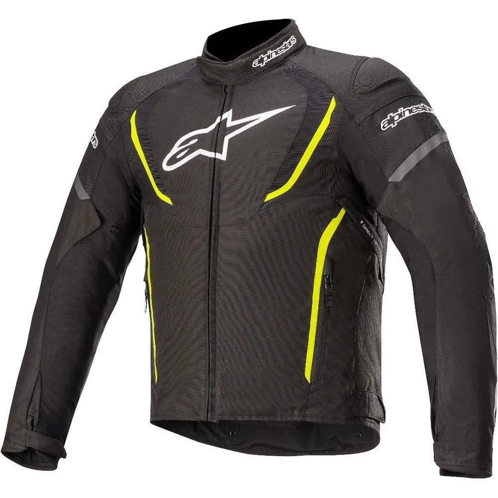 Alpinestars T-Jaws v3 Waterproof Jacket Black & Yellow Fluo