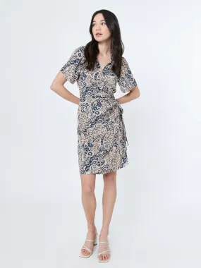 Anastasia Print Polo Wrap Dress