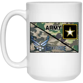 Army Air Force 15 oz. White Mug