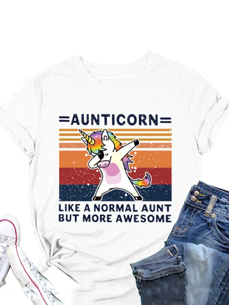 Aunticorn Casual Tee