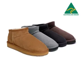 Australian Made Sheepskin Wool Ankle Boots Ultra Mini