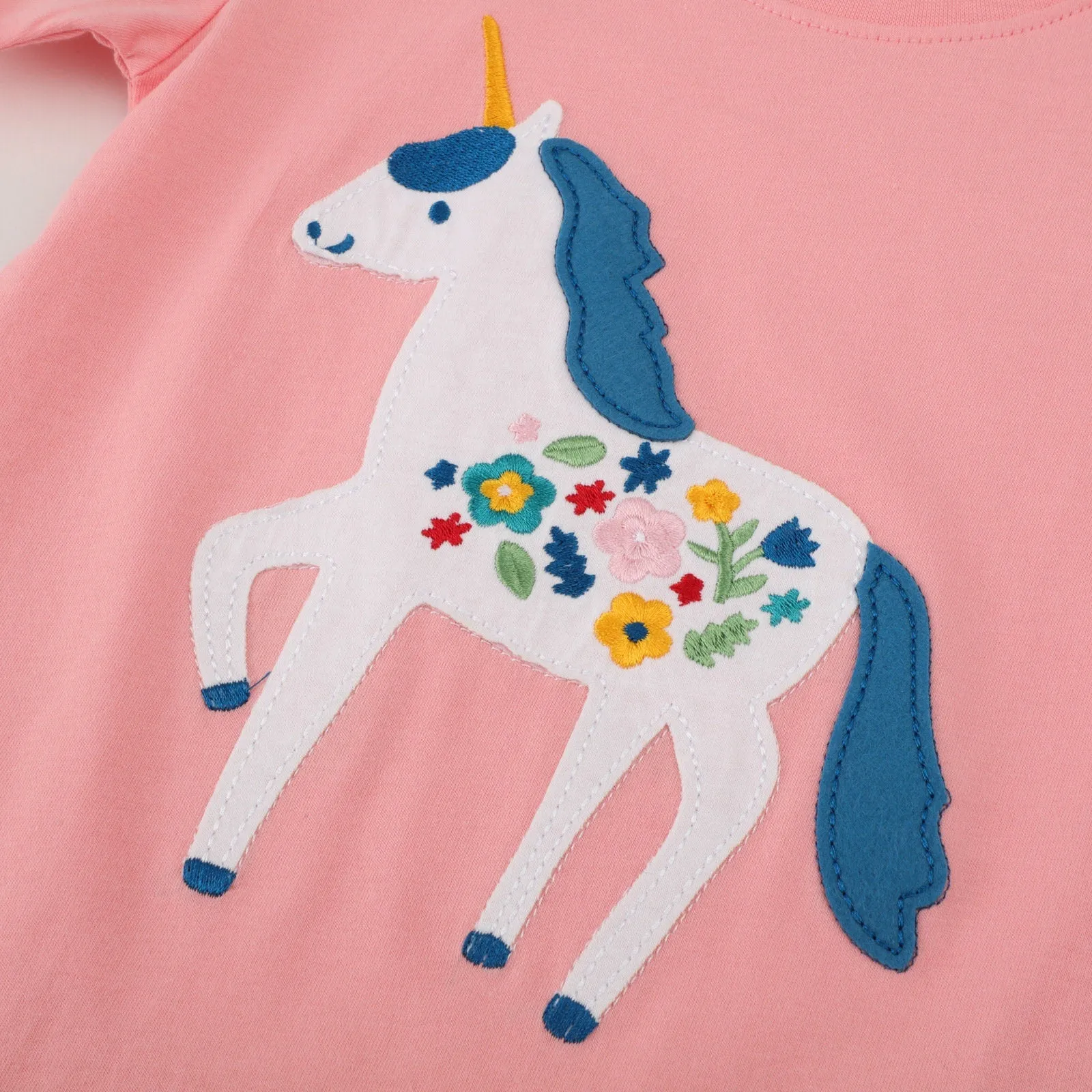 Baby Girl Summer Tops & Tees Collection Unicorn Tee Collection Birds T-shirt | Toddler Baby Girl Clothing Gift for Girls Outfit Pack of 3