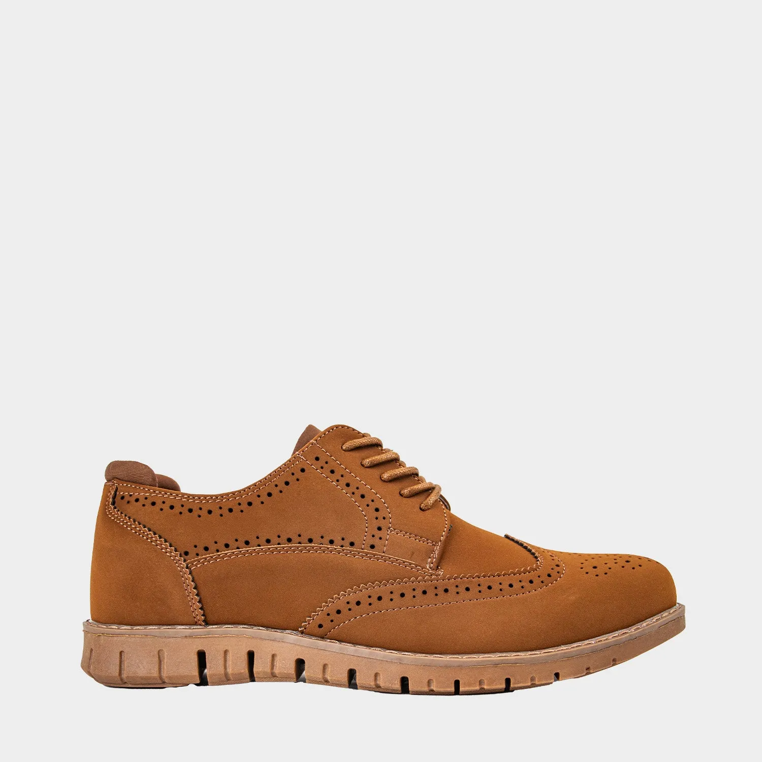 Bale Wingtip Lace Up Calzado Casual Para Hombre