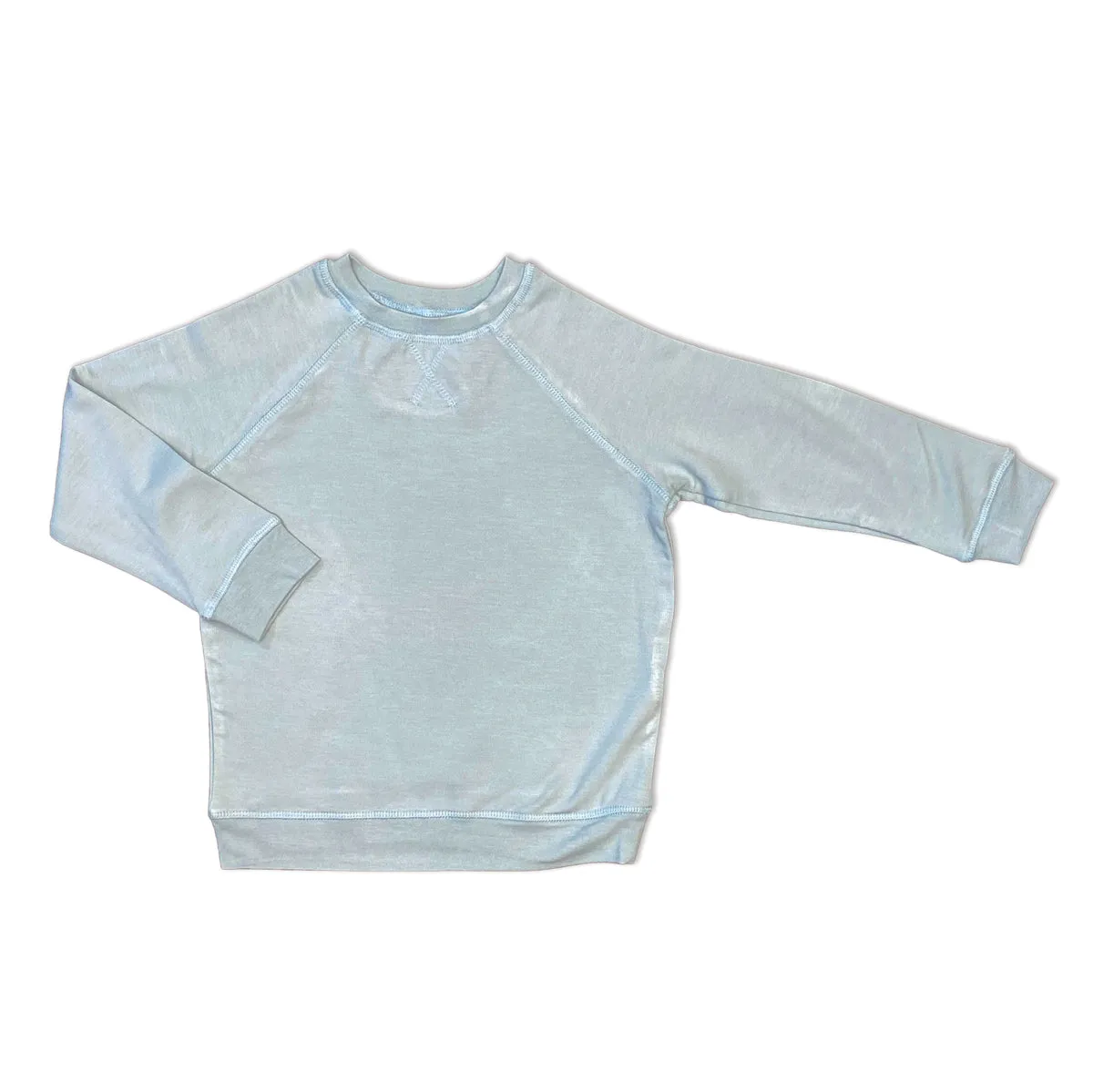 Bamboo Fleece Sweatshirt (Pastel Blue)