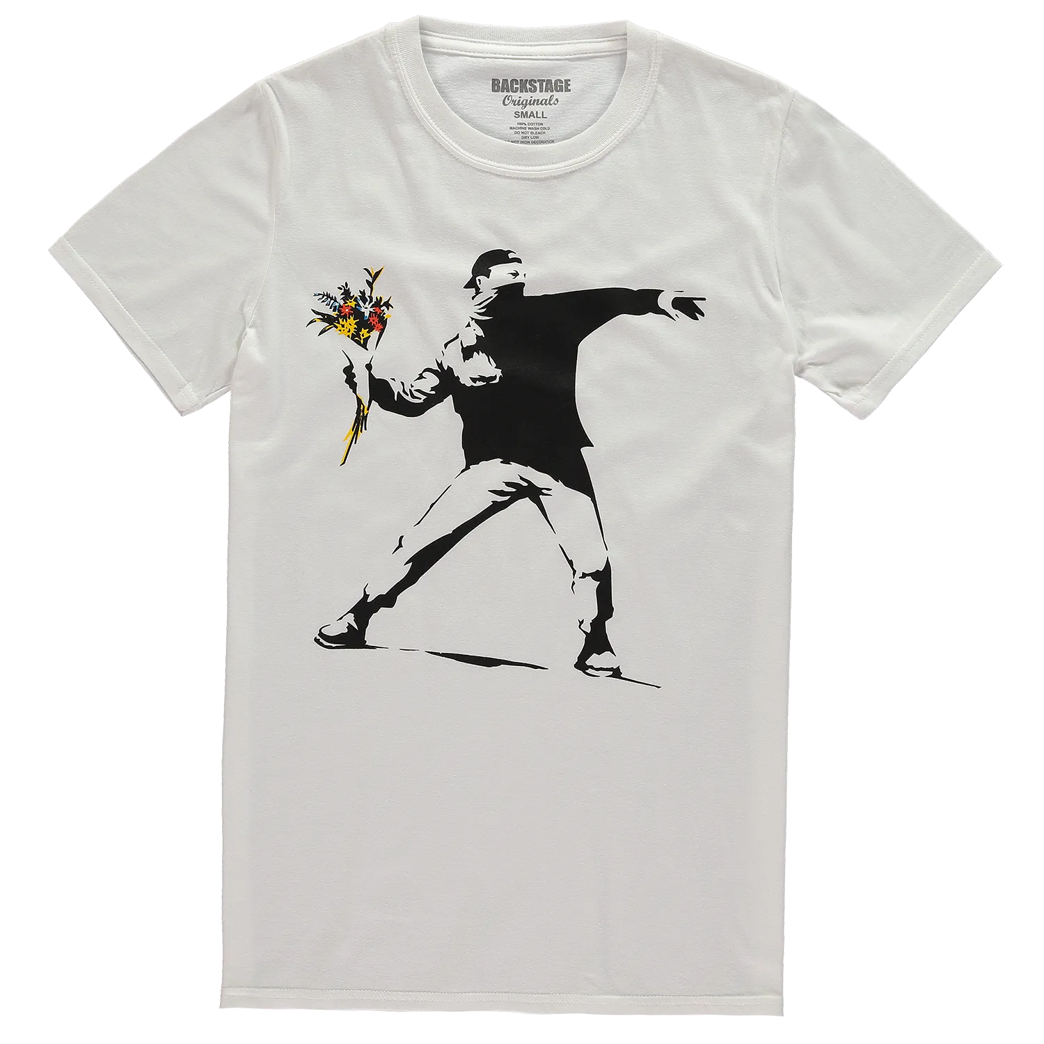 Banksy Rage Flower Thrower T-shirt