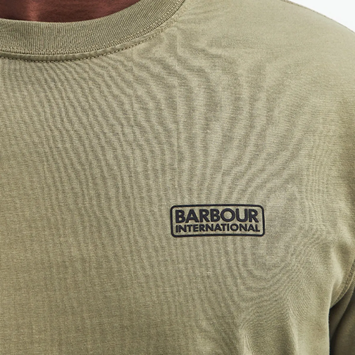 Barbour Intl. - Small Logo T-Shirt in Bleached Olive