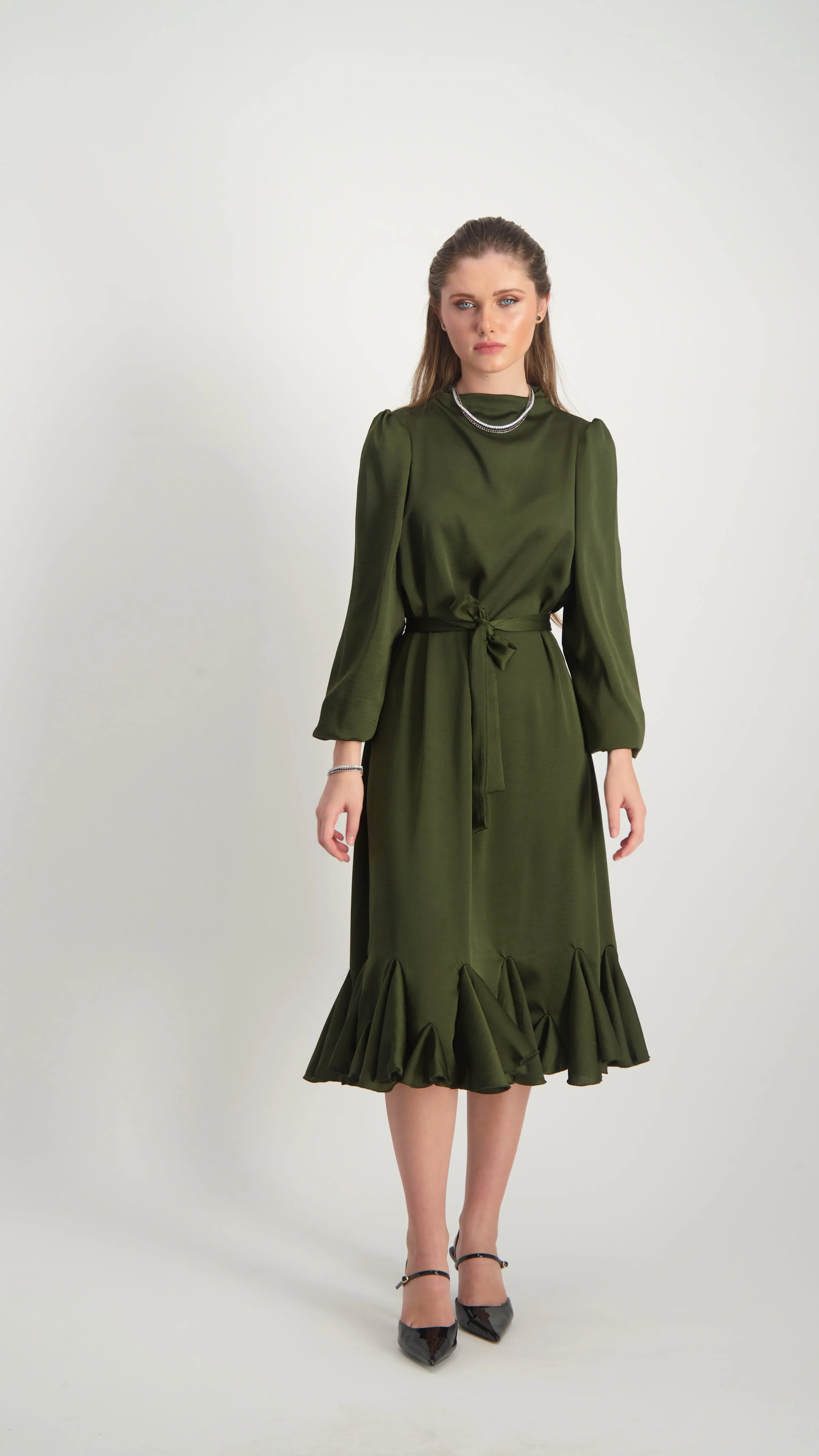 Bells Dress / Olive