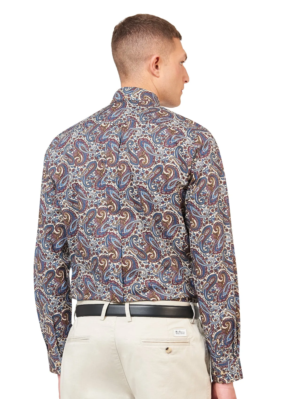 Ben Sherman Mens Paisley Print