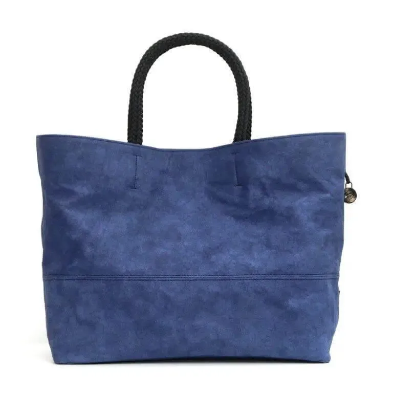 Blue Vegan washable paper bag by Bare Instinct