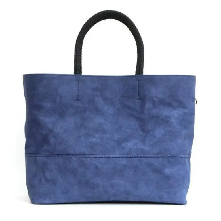 Blue Vegan washable paper bag by Bare Instinct