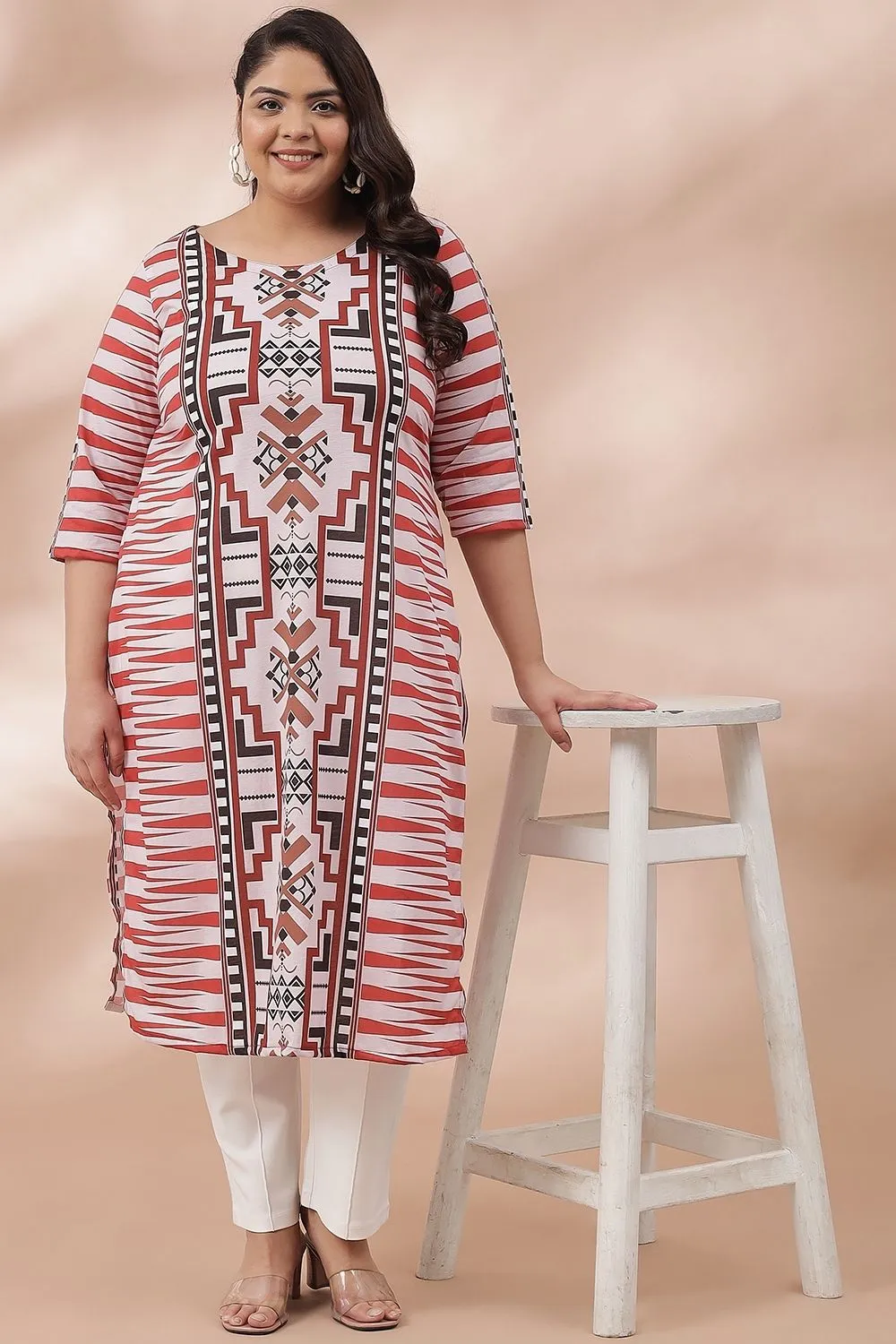 Boho Ikkat Kurti