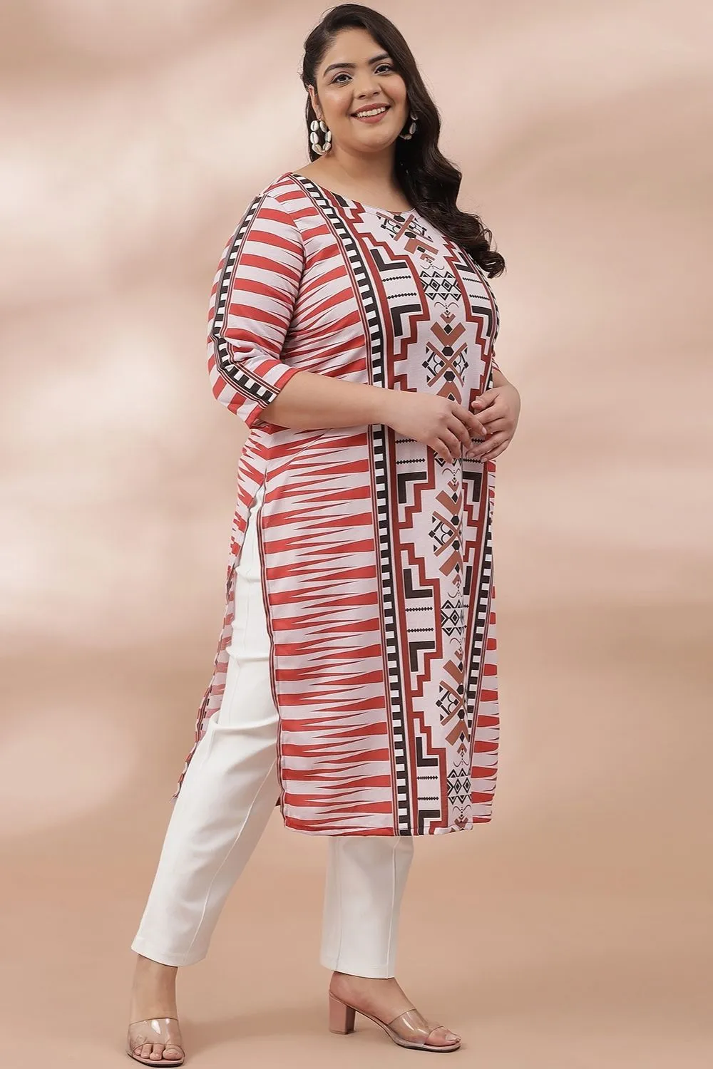 Boho Ikkat Kurti