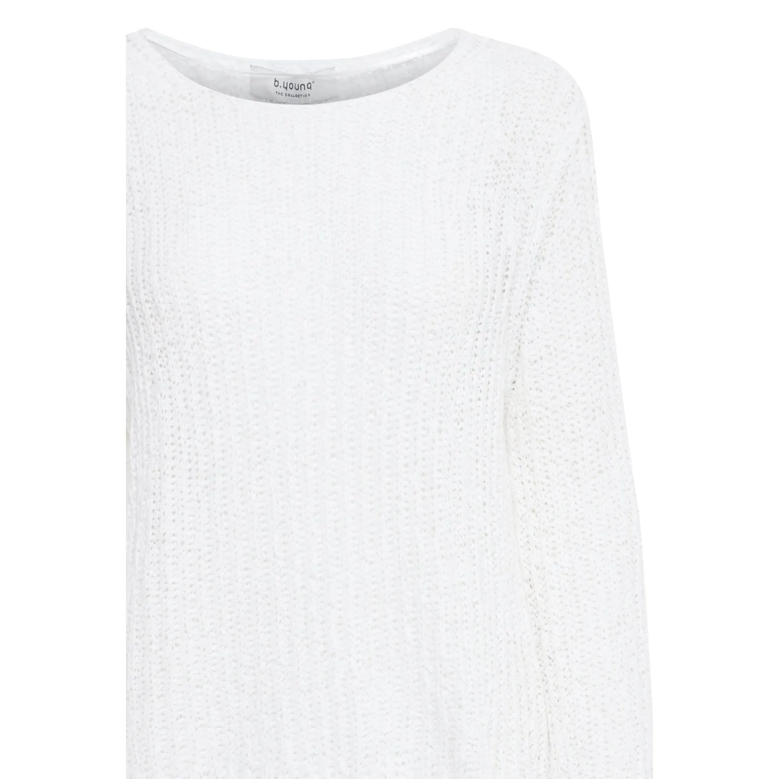 b.young Loose Knit Mara Long Sleeve Top