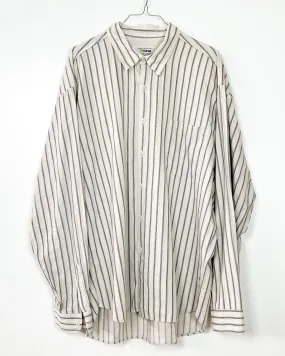 Camicia Oversize A Righe - XL