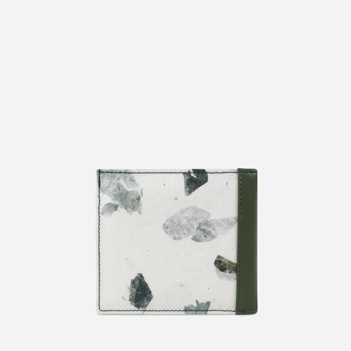 Camouflage Leaf leather Bifold Wallet