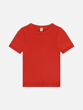 Car Tee in Audrey Red