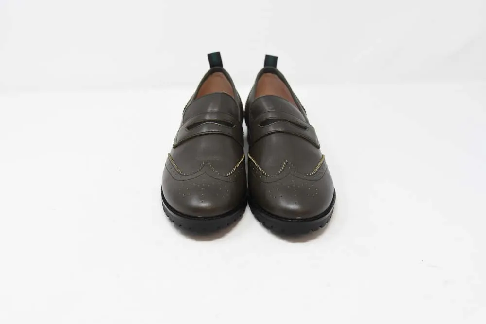 Carrol Olive Leather