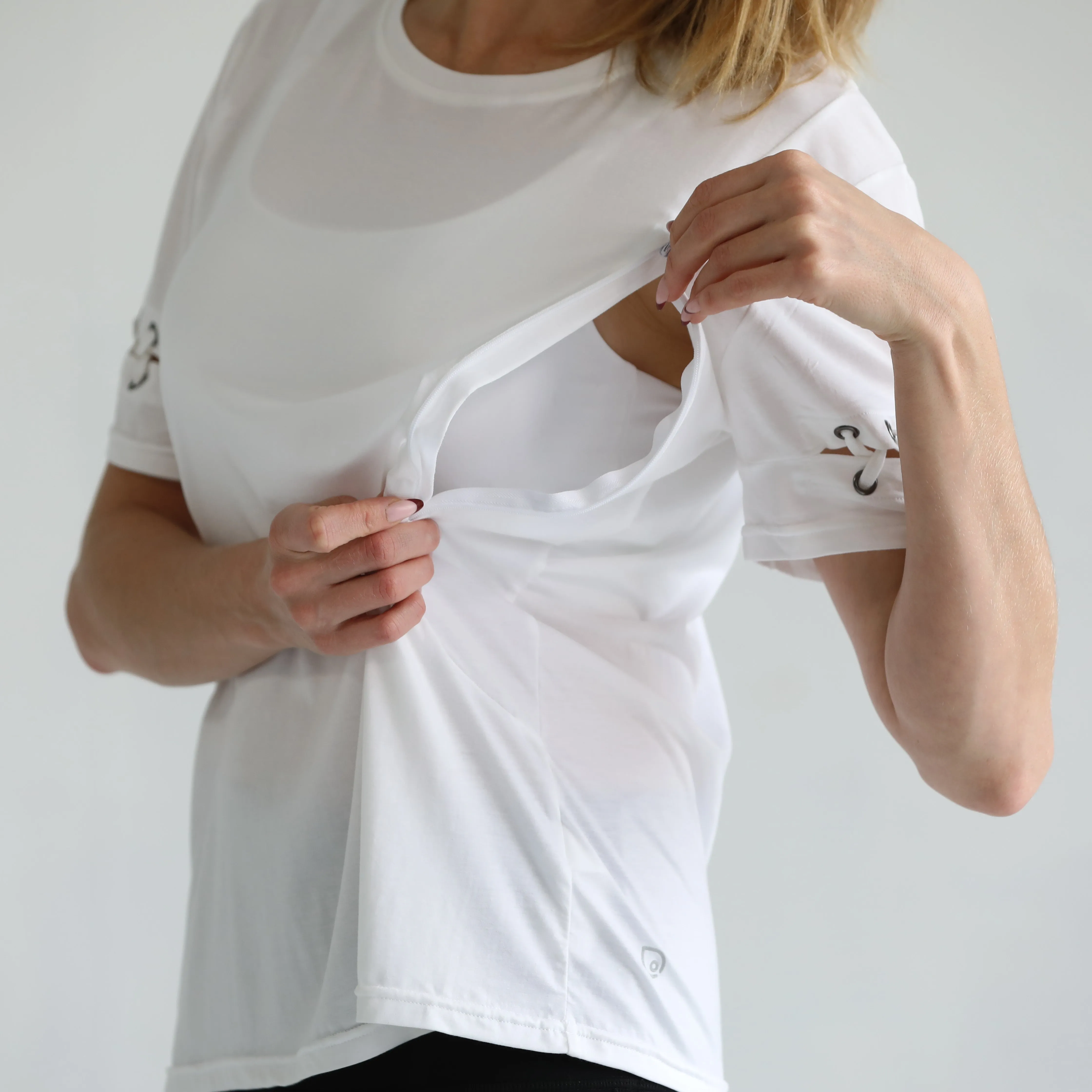 Casual Nursing T-Shirt (Blanc)