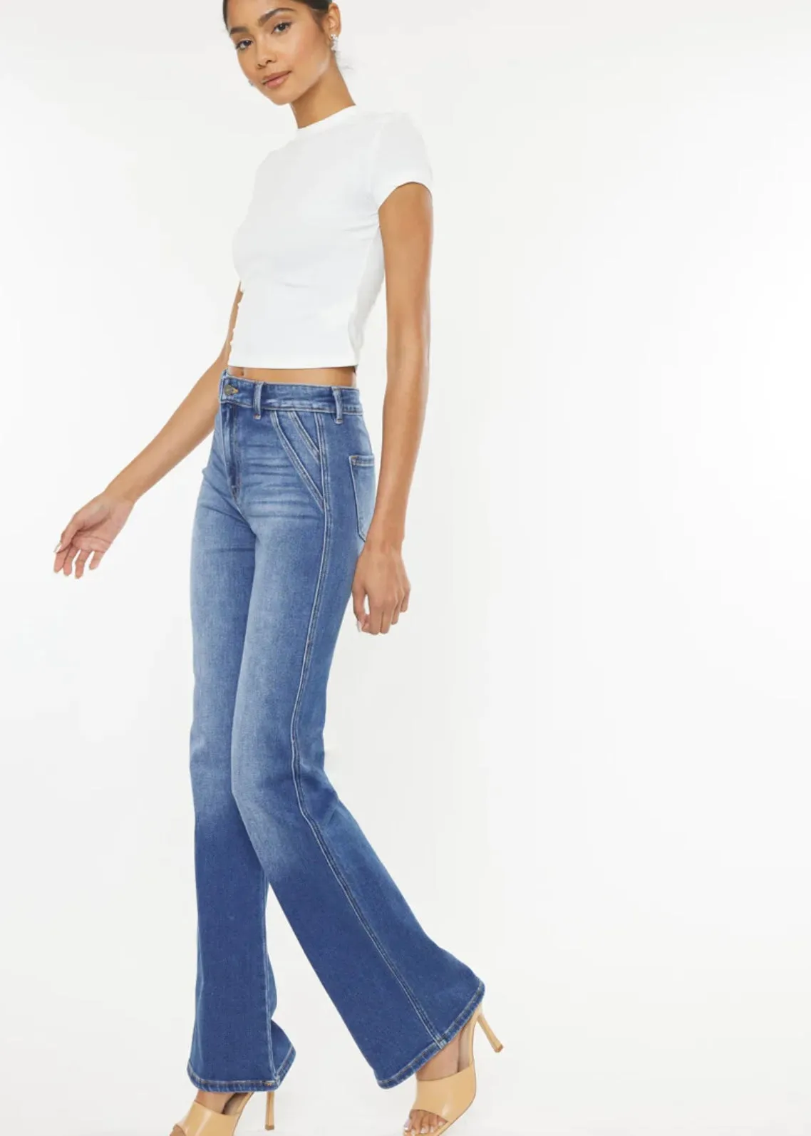 Celia Ultra High Rise Wide Flare