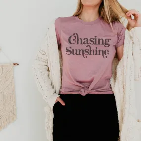 Chasing Sunshine Summer Graphic T-Shirt - SU106