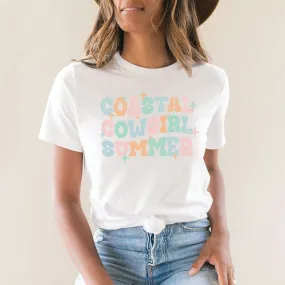 Coastal Cowgirl Summer Graphic T-Shirt - SU300