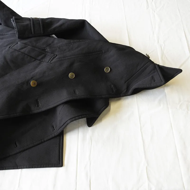 Comme des garcons boiled polyester pea coat - 2004