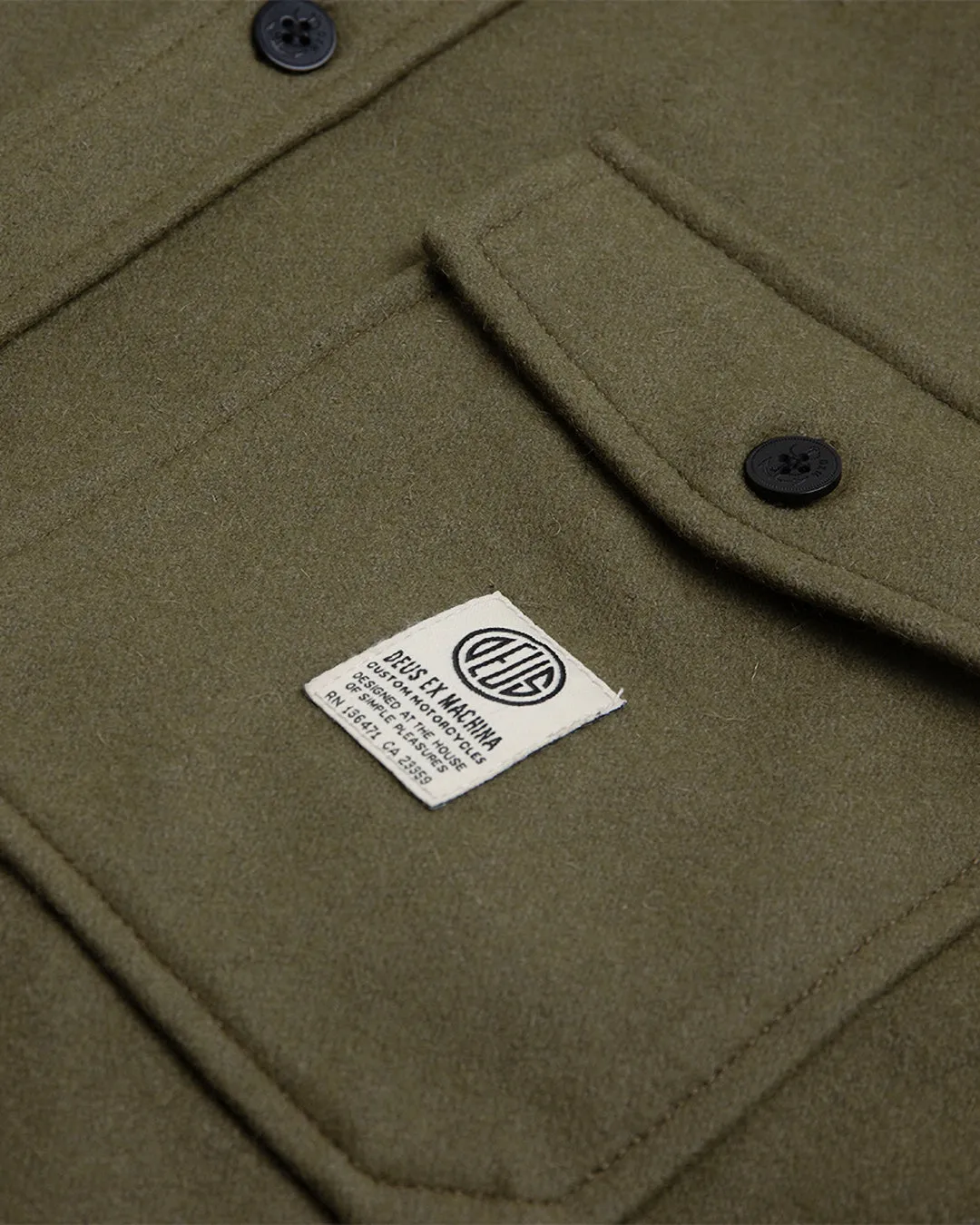 CPO Wool Shirt Olive Drab