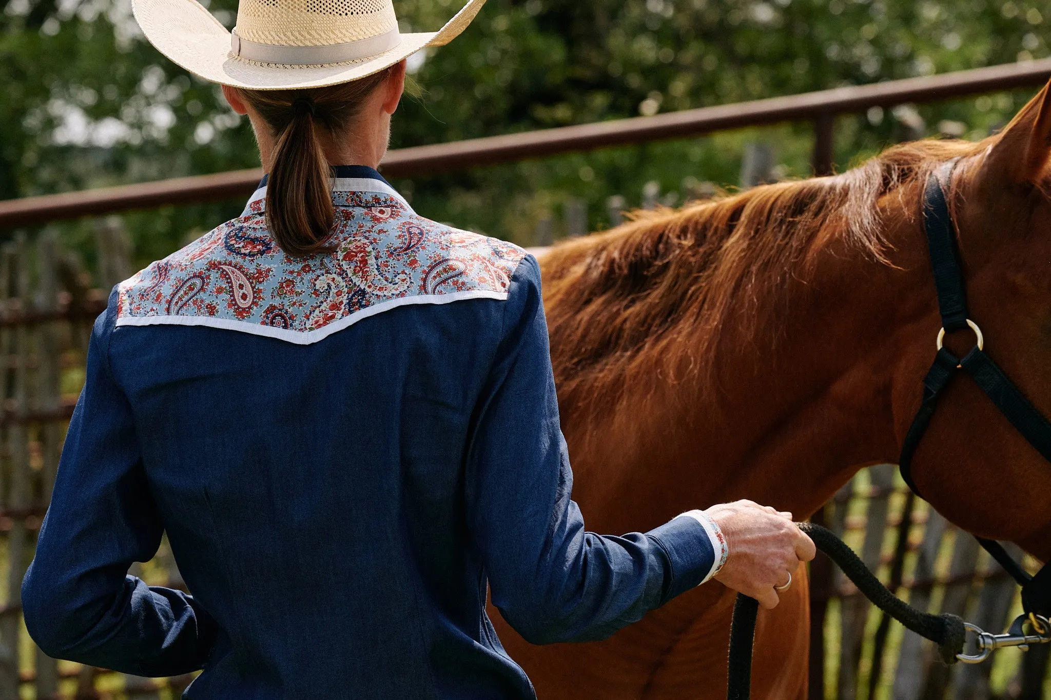 CR Ranch Pro Dark Denim with Paisley