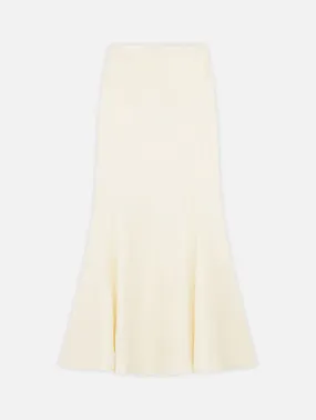 Dalupiri Silk Skirt in Ivory