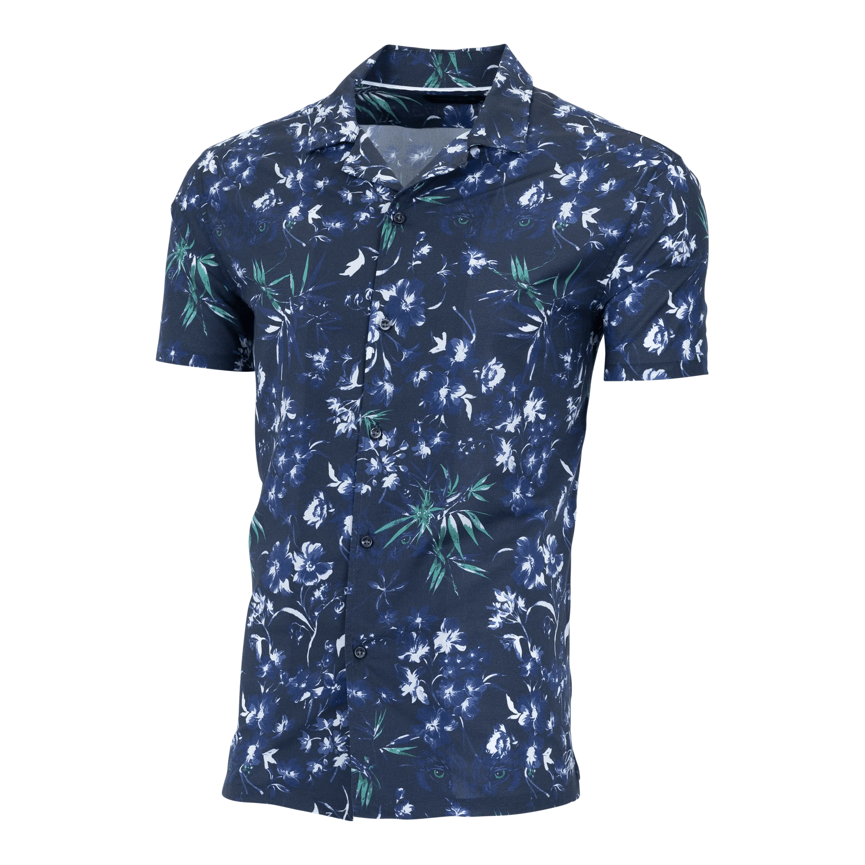 Dark Floral Lincoln Camp Shirt