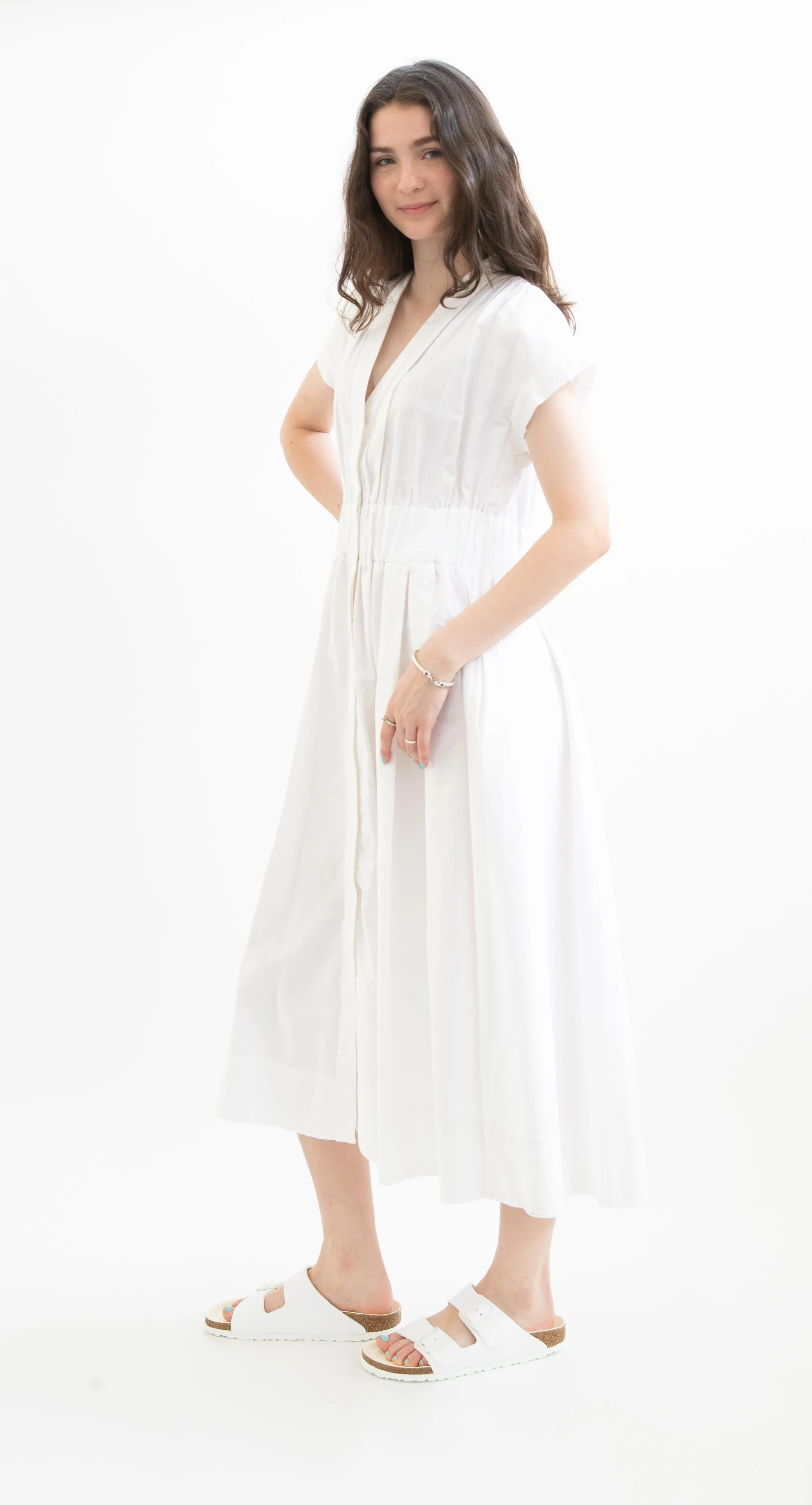 Devotion Twins Pori Long Dress in White