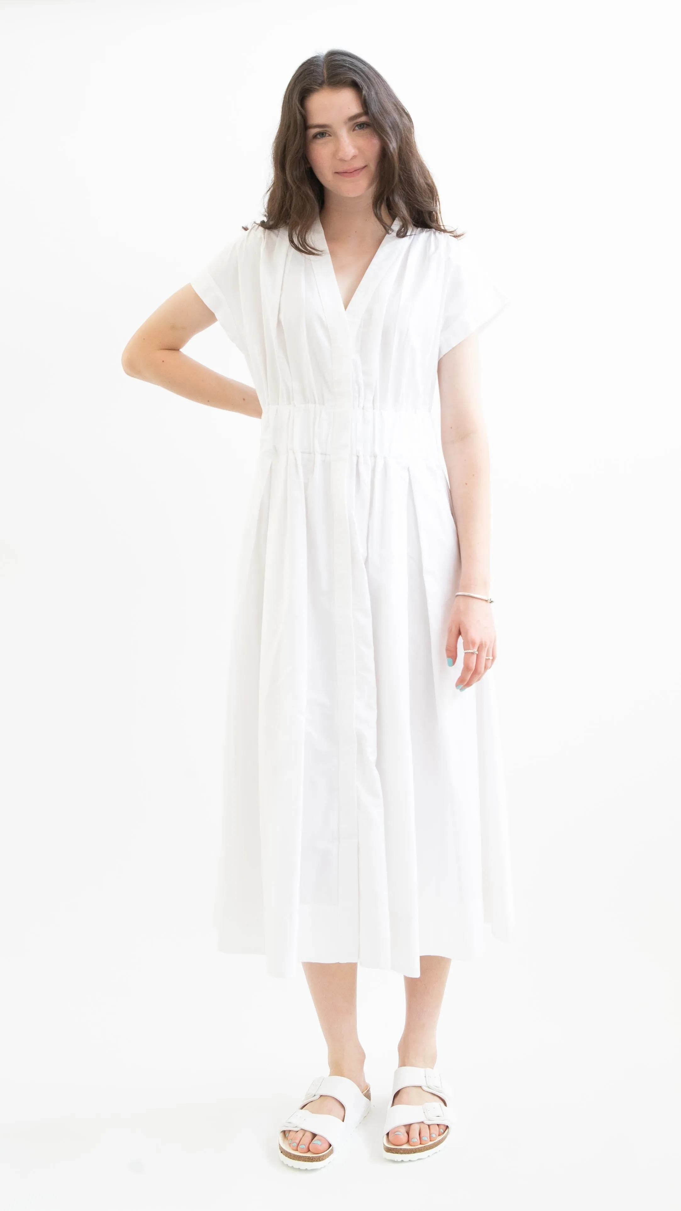 Devotion Twins Pori Long Dress in White