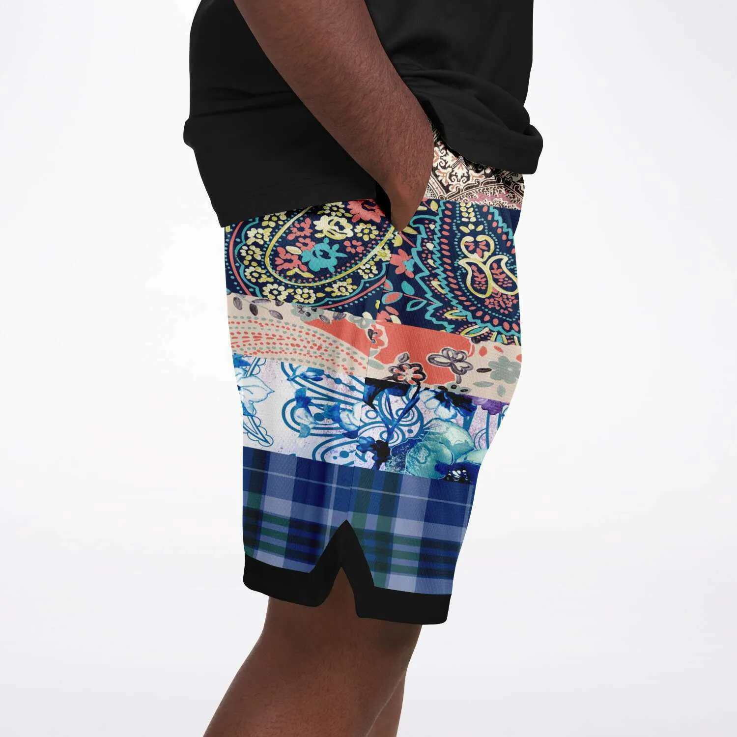 Dolores Park Paisley Basketball Shorts