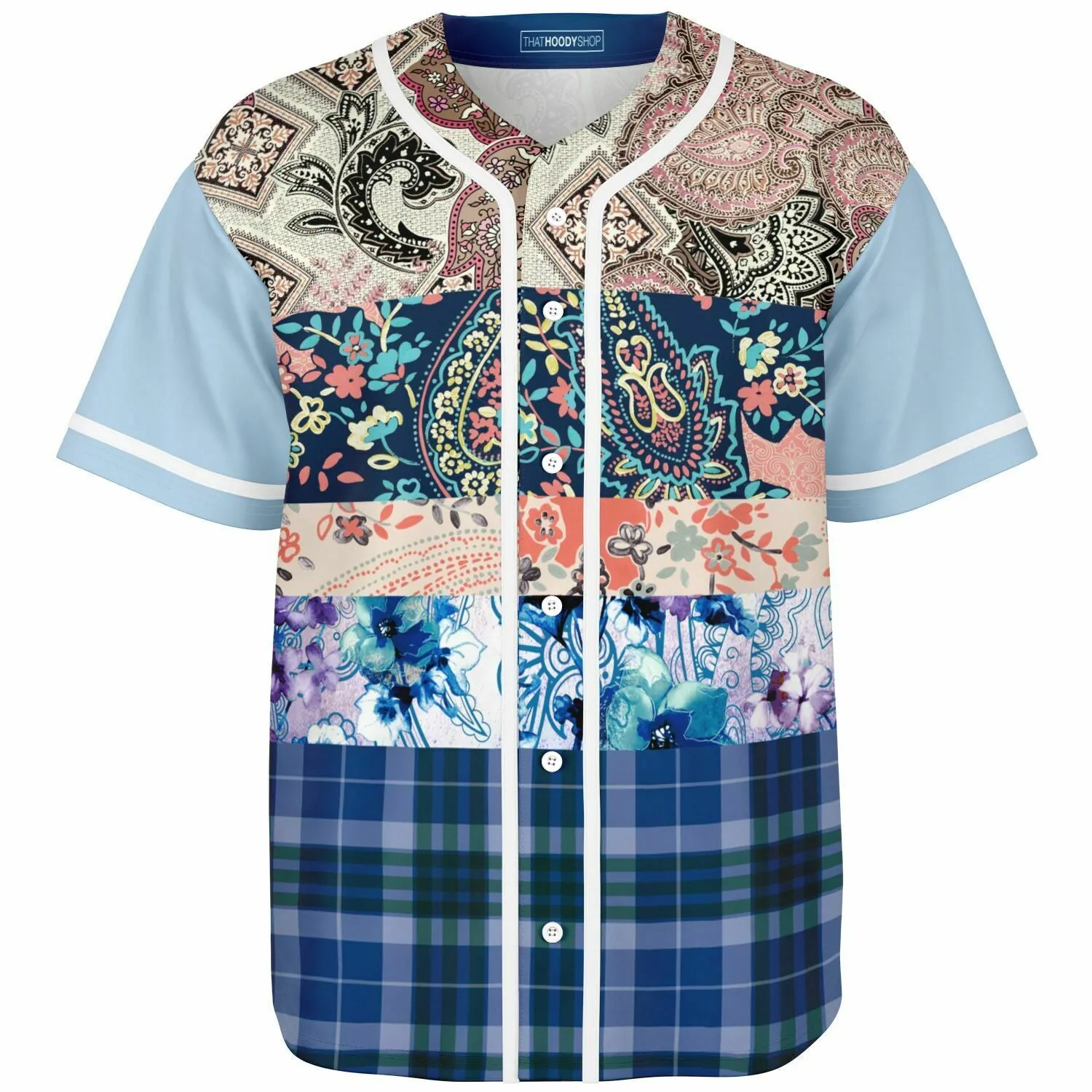 Dolores Park Paisley Button Front Jersey