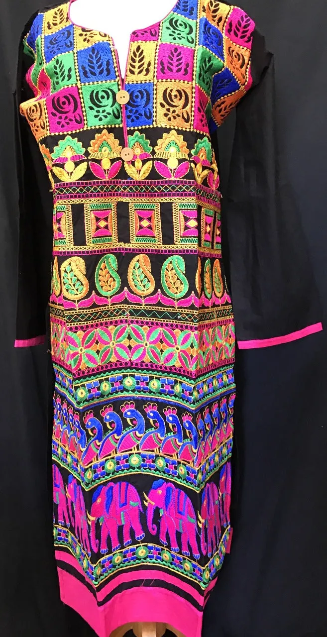 Embroidered Indian Tunic