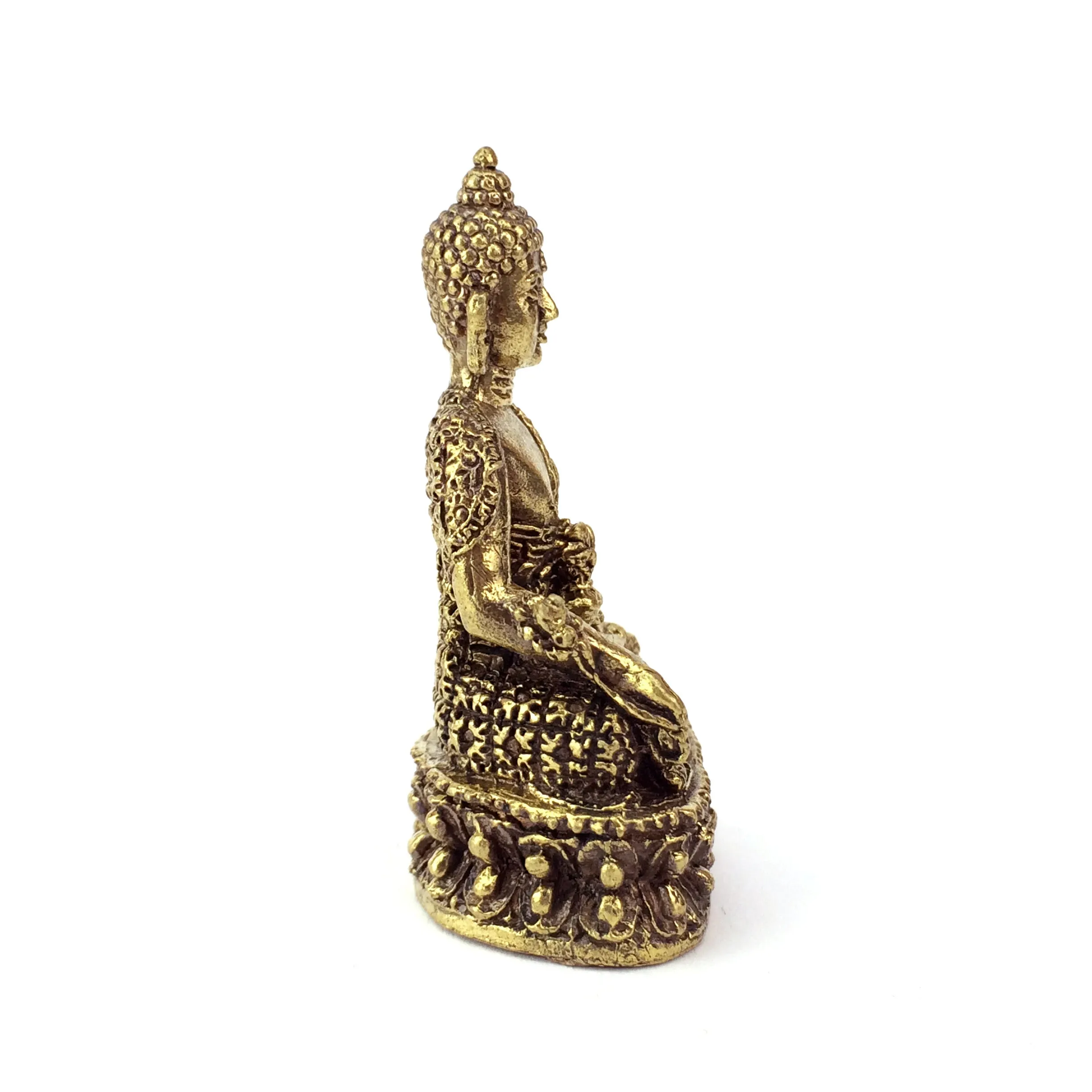 Fair Trade Nepalese Brass Medicine Buddha Statuette