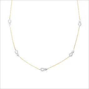 Fiamma 18K Gold & Diamond Station Necklace