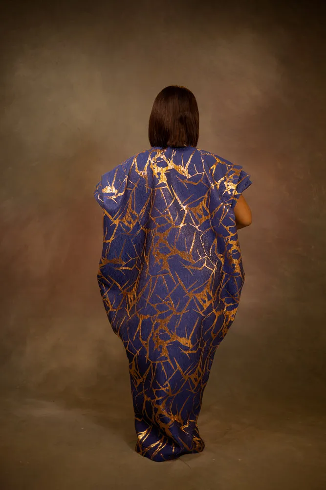 FOLAKEMI REGAL KAFTAN - BLUE