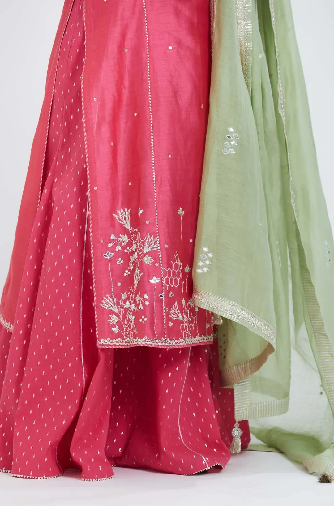 Fuchsia Kurta Sharara Set