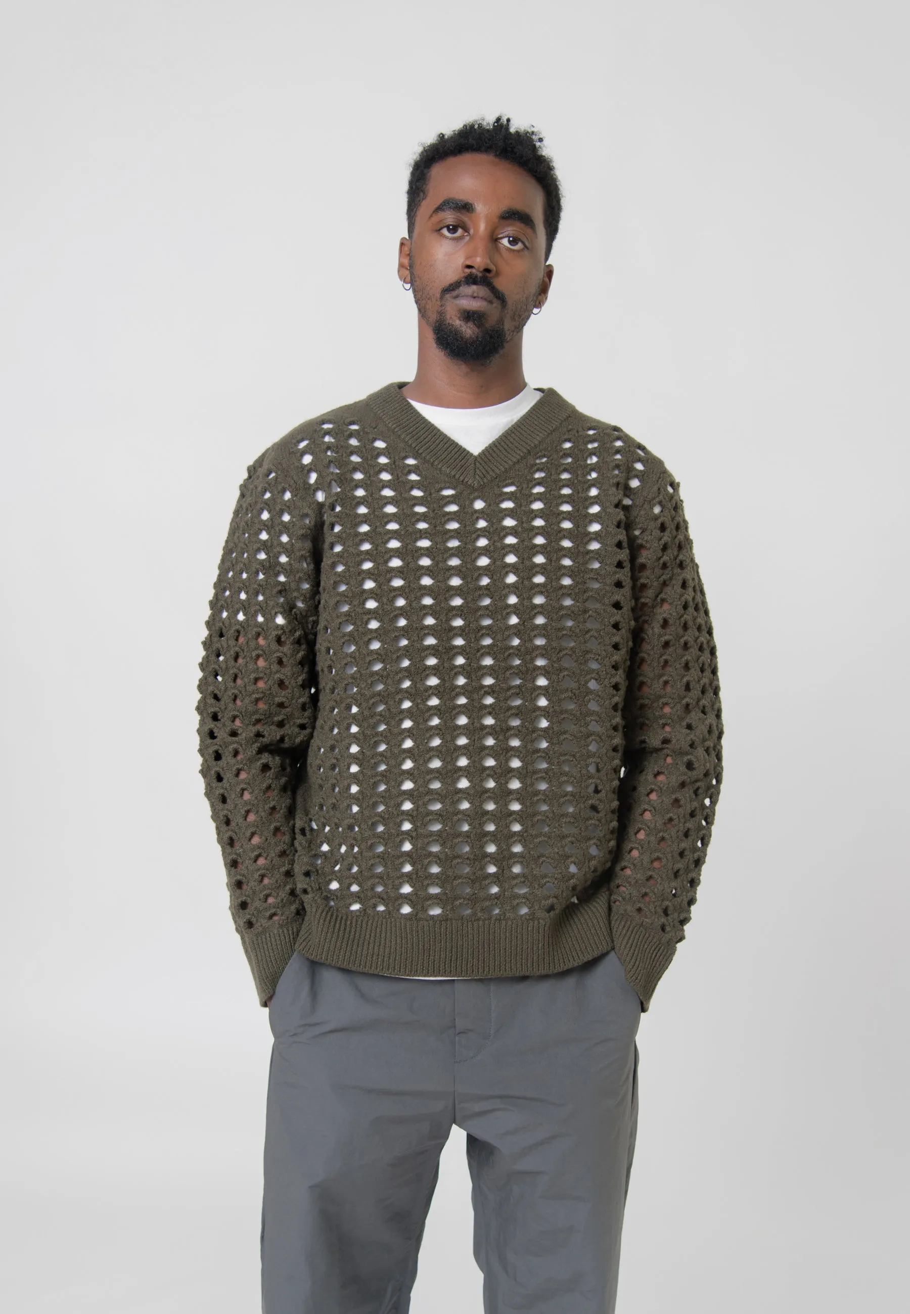 Grate Sweater Light Olive