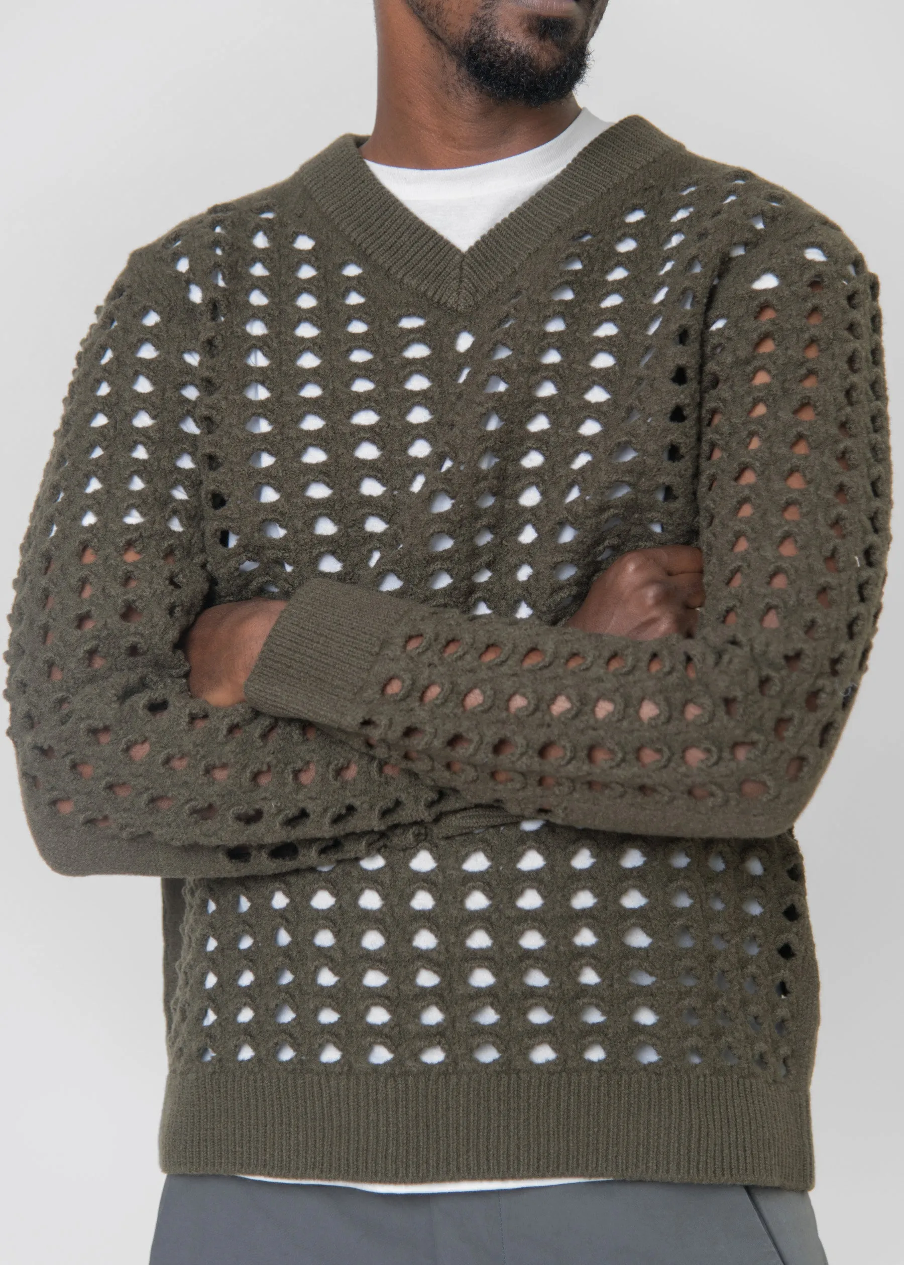 Grate Sweater Light Olive